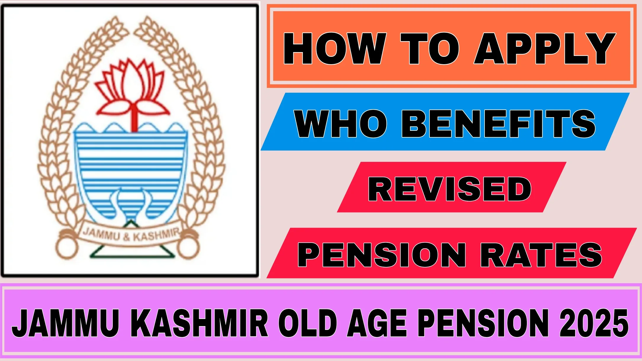 Jammu Kashmir Old Age Pension 2025